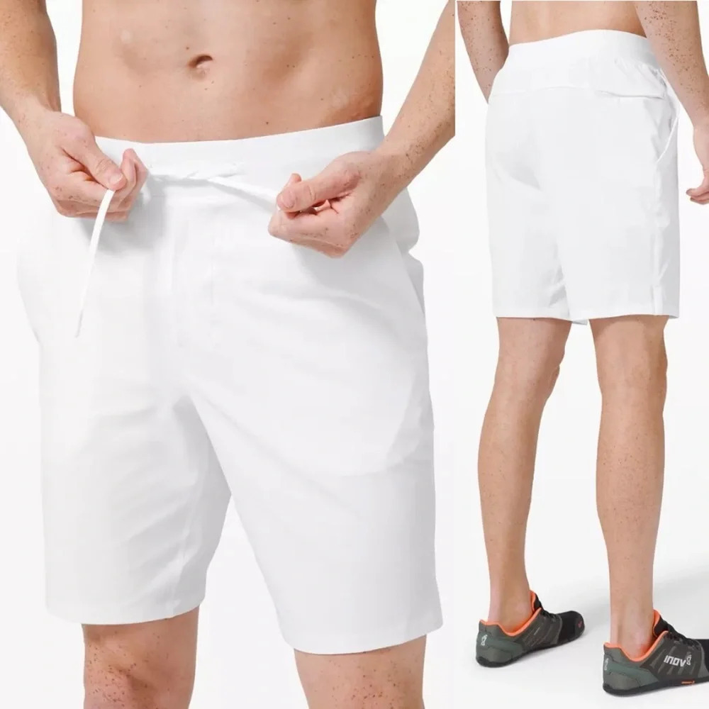 Lululemon T.H.E. Short 9" Lined Shorts White Sz Small